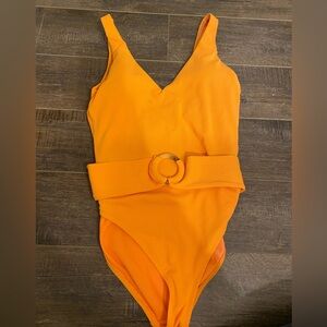 Jessica Simpson like new orange bathing suit medium